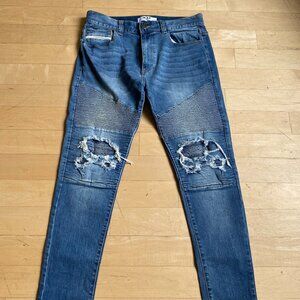NXP Nena and Pasadena mens distressed jeans sz 34